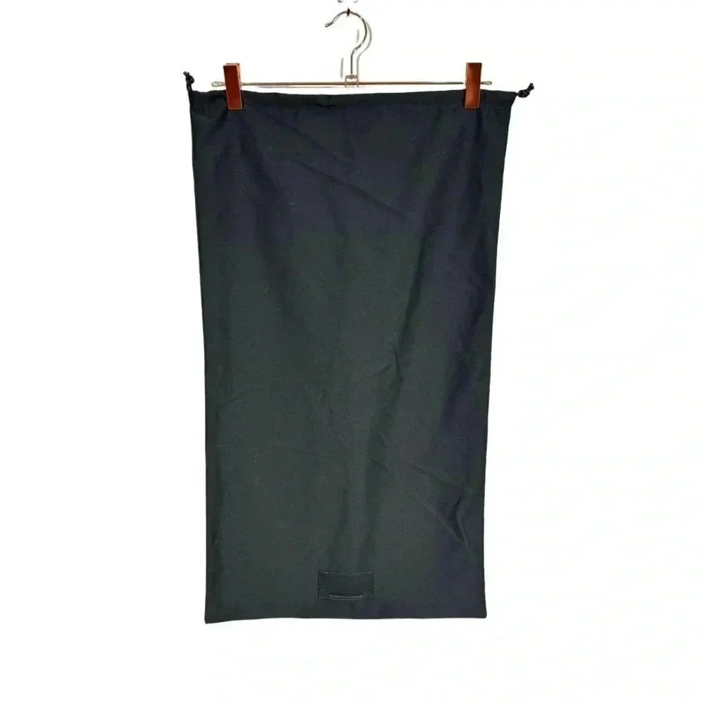 Alexander Wang XLarge 15.5”x27.5” Black Cotton Leather Patch Drawstring Dust Bag